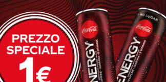 Coca Cola Energy a 1€ in Autogrill