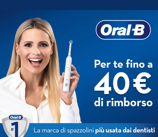 Rimborso Oral-B fino a 40€