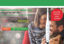 Aspirapolvere Folletto VB100 scontata di 250€