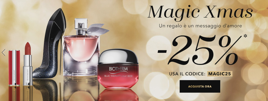 Douglas Codice Sconto -25% su tutto il catalogo