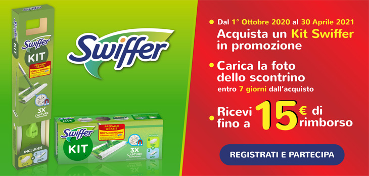 Ricevi uno Starter Kit Swiffer Gratis