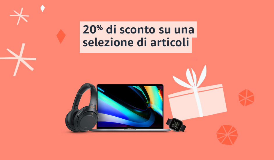 Promo Amazon Usato -20% di sconto su una selezione di prodotti