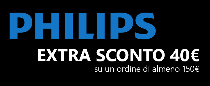 Promo Philips 40€ extra sconto su Amazon