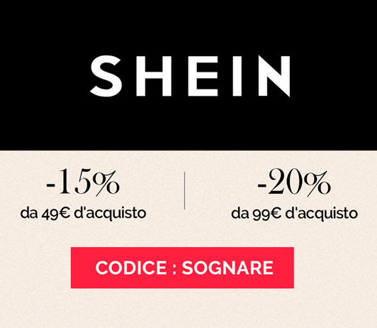 Promo Shein - Extra 20% con codice sconto SOGNARE