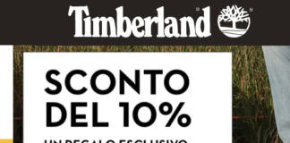 Timberland iscriviti alla newsletter e ricevi 10% di sconto su tutto il catalogo