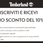 Timberland iscriviti alla newsletter