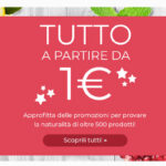 Bottega Verde tutto il catalogo a partire da 1€