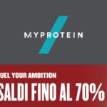 Sconti MyProtein fino al 70% di sconto + extra 10% con codice sconto