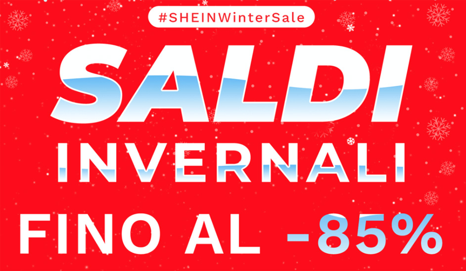 Shein Italia Saldi fino all'85% + extra fino al 20%