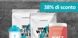 MyProtein -38% sui prodotti più venduti