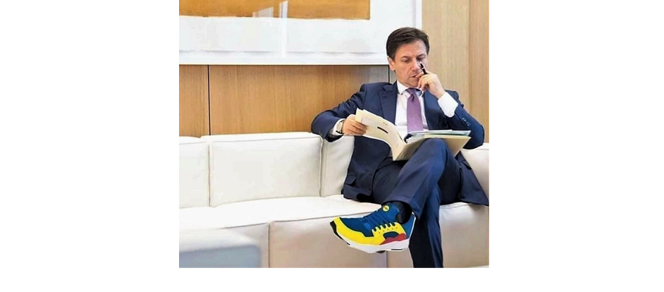 Scarpe Lidl Meme Giuseppe Conte