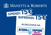 Manetti e Roberts - 15€ di Borotalco, Chilly e Acqua alle Rose gratis