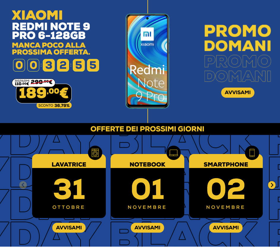 Euronics Black Friday - Scopri l'offerta valida solo oggi