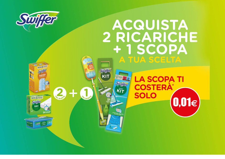 Swiffer Starter Kit partecipa al cashback