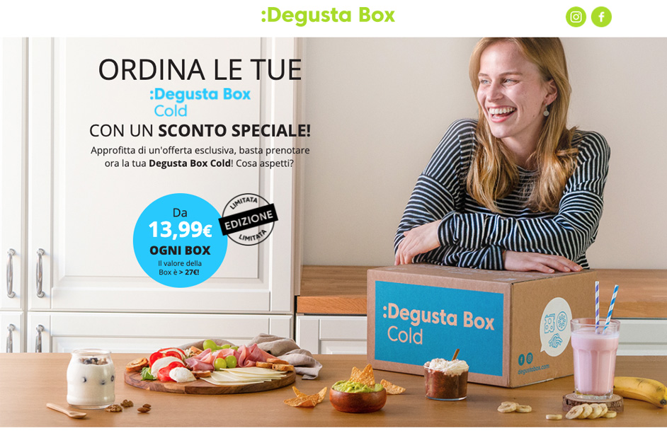 Acquista la tua prima Degusta Box Cold