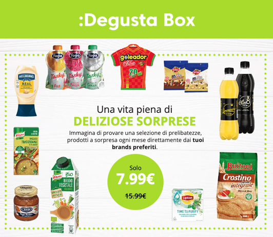 Degusta Box febbraio a soli 7 euro