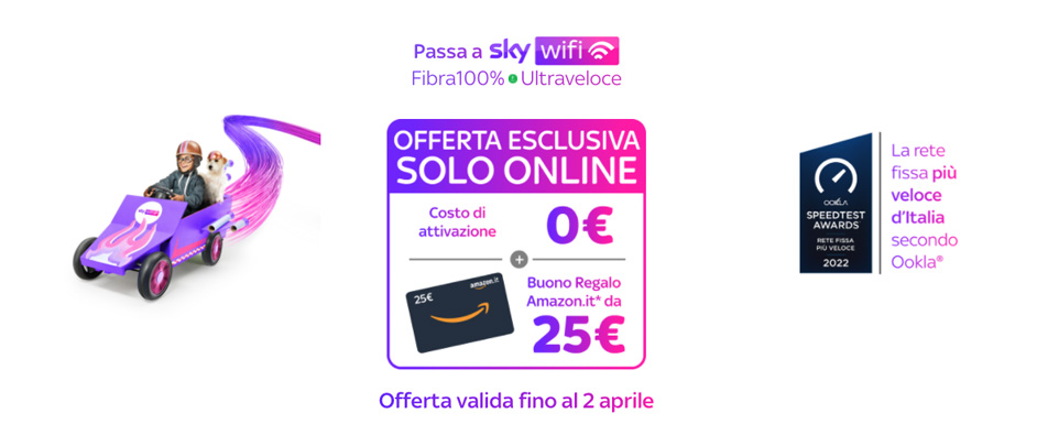 Passa a Sky WIfi a soli 24,90