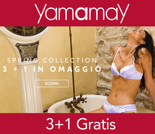 Yamamay 3+1: il quarto prodotto è gratuito