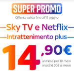 Sky TV + Netflix a soli 14,90