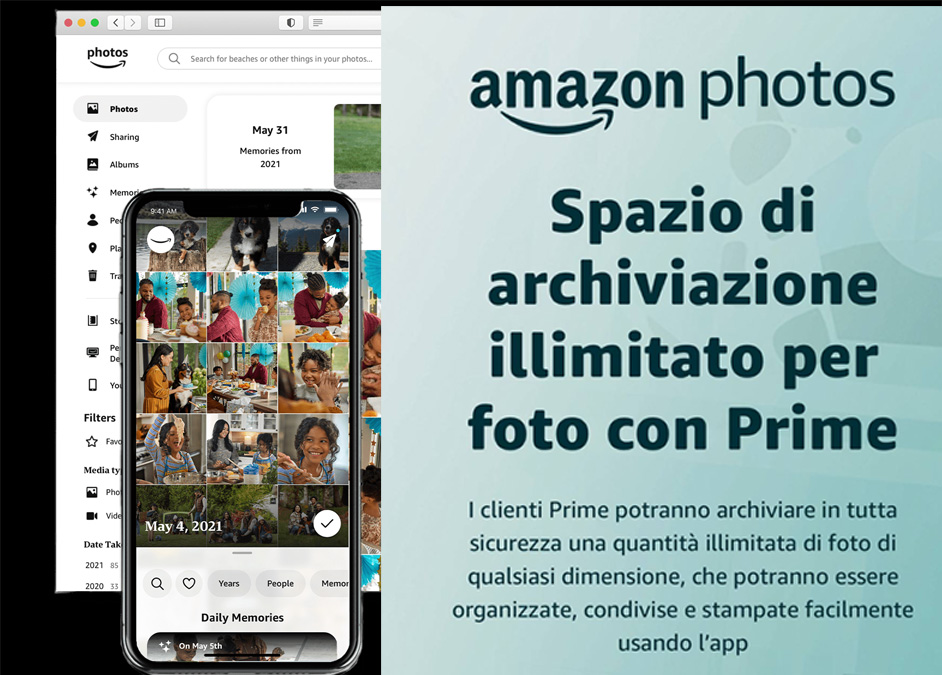 Amazon Photos buono omaggio di €15