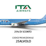 ITA Airways sconto del 25%