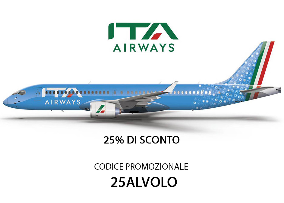 ITA Airways sconto del 25%