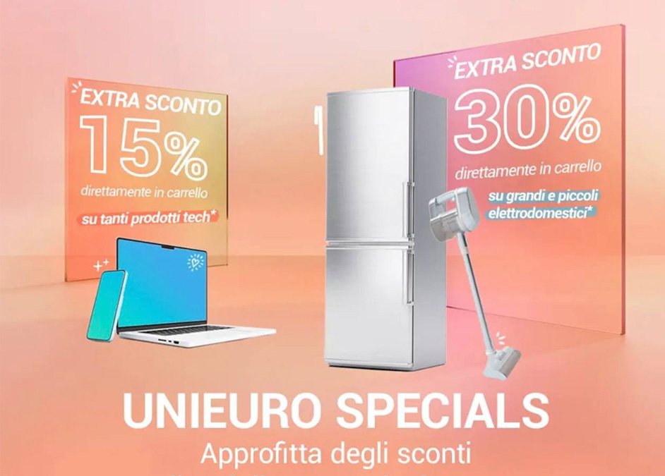 Unieuro Specials 15% e 30%